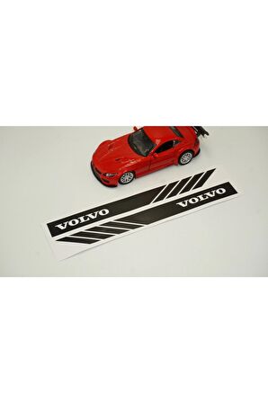 Volvo Yan Aynalar Selefon Kaplama Sticker Seti