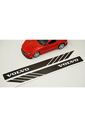 Volvo Yan Aynalar Selefon Kaplama Sticker Seti