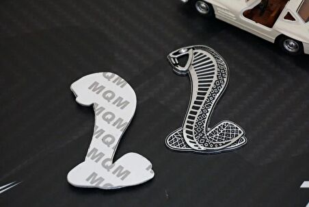 DK Tuning Mustang Shelby Kobra Çamurluk Metal Logo Ford İle Uyumlu