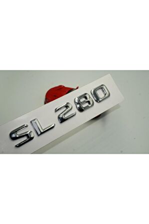 Benz Sl 280 Bagaj Krom Metal 3m 3d Yazı Logo