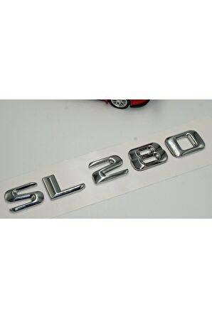 Benz Sl 280 Bagaj Krom Metal 3m 3d Yazı Logo