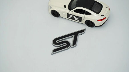 DK Tuning ST Logo Bagaj Gri Siyah ABS Logo Arma Ford İle Uyumlu