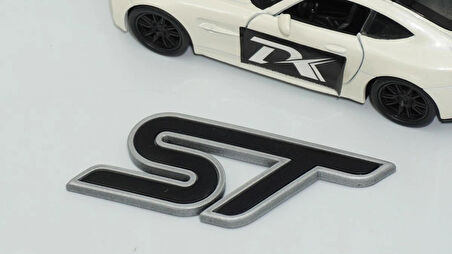 DK Tuning ST Logo Bagaj Gri Siyah ABS Logo Arma Ford İle Uyumlu