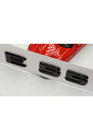 E 55 Bagaj Parlak Siyah Abs 3m 3d Yazı Logo