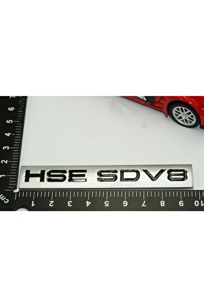 Land Rover Range Rover Sport Hse Sdv8 Bagaj Gri Metal Logo Amblem