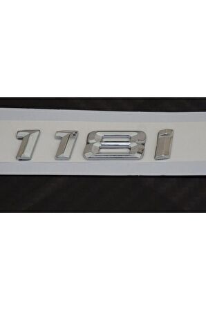 Bmw 118i Bagaj Krom Metal 3m 3d Yazı Logo