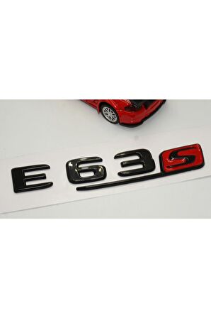 E 63s Bagaj Parlak Siyah Abs 3m 3d Yazı Logo