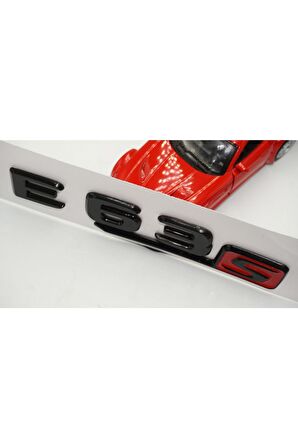 E 63s Bagaj Parlak Siyah Abs 3m 3d Yazı Logo