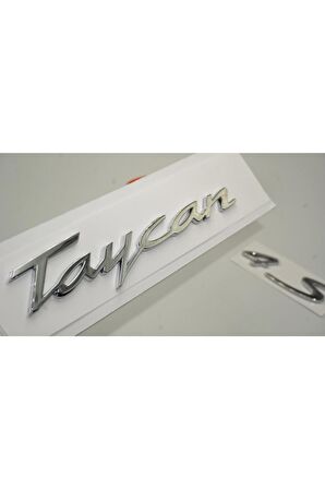 Porsche Taycan 4s Bagaj 3m 3d Abs Yazı Logo Amblem
