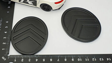 DK Tuning Citroen C3 C4 C5 C6 Siyah ABS Yan Kanatlar Logo Arma Seti