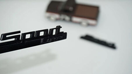 DK Tuning Bmw SportLine Siyah Logo Yan Çamurluk Logo Amblem Arma Seti