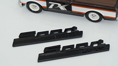 DK Tuning Bmw SportLine Siyah Logo Yan Çamurluk Logo Amblem Arma Seti