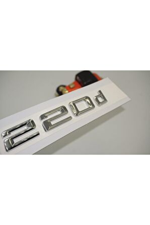 Bmw 220d Bagaj Krom Metal 3m 3d Yazı Logo