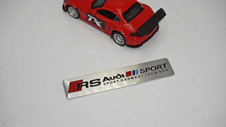 DK Tuning Audi RS Sport Krom Metal Body Plaka 3M Logo Amblem