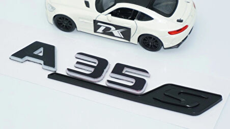 DK Tuning A 35S Bagaj Gri Siyah ABS Yazı Logo Benz İle Uyumlu