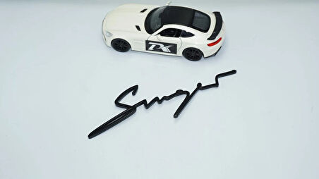 DK Tuning Porsche 911 Singer Bagaj Siyah ABS Yazı Logo Amblem