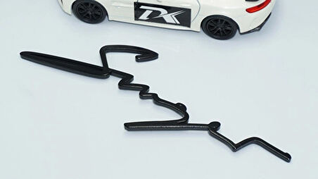 DK Tuning Porsche 911 Singer Bagaj Siyah ABS Yazı Logo Amblem