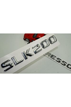 Benz Slk 200 Kompressor Bagaj Krom Metal 3m 3d Yazı Logo