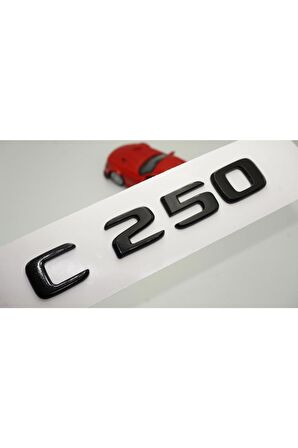 C 250 Bagaj Parlak Siyah Abs 3m 3d Yazı Logo