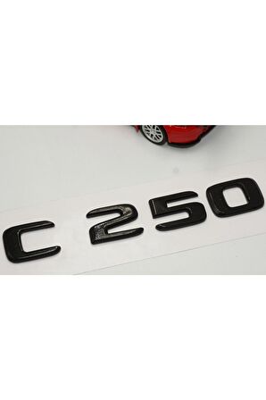 C 250 Bagaj Parlak Siyah Abs 3m 3d Yazı Logo
