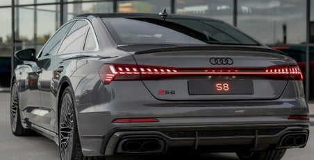 DK Tuning S8 2025+ Bagaj Siyah Yazı Logo Arma Audi İle Uyumlu