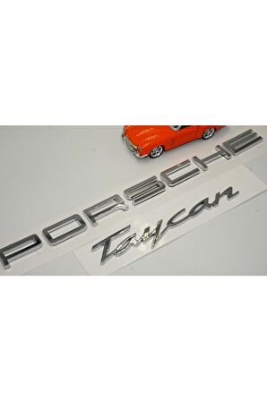 Porsche Taycan Bagaj 3m 3d Abs Yazı Logo Amblem Seti