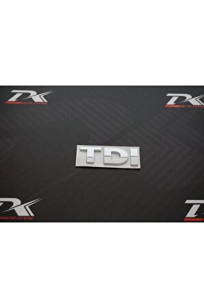 Tdi Bagaj Krom Metal 3m 3d Yazı Logo Arma