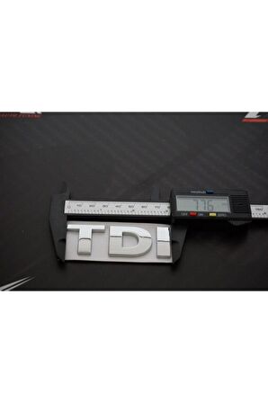 Tdi Bagaj Krom Metal 3m 3d Yazı Logo Arma