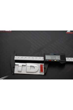 Tdi Bagaj Krom Metal 3m 3d Yazı Logo Arma