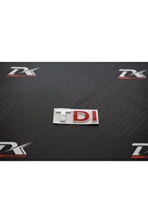 Tdi Bagaj Krom Metal 3m 3d Yazı Logo Arma