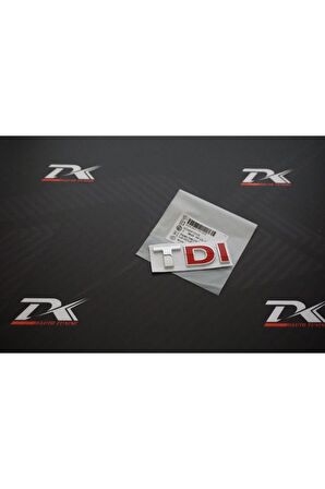 Tdi Bagaj Krom Metal 3m 3d Yazı Logo Arma