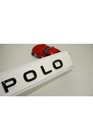 Volkswagen Polo 2021+ Bagaj 3m 3d Yeni Nesil Parlak Siyah Abs Yazı Logo Amblem