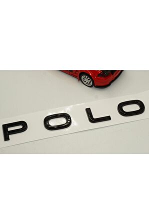 Volkswagen Polo 2021+ Bagaj 3m 3d Yeni Nesil Parlak Siyah Abs Yazı Logo Amblem