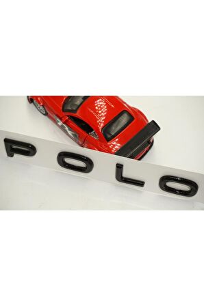 Volkswagen Polo 2021+ Bagaj 3m 3d Yeni Nesil Parlak Siyah Abs Yazı Logo Amblem