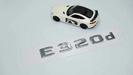 DK Tuning E320d Bagaj Krom ABS 3M 3D Yazı Logo Benz İle Uyumlu