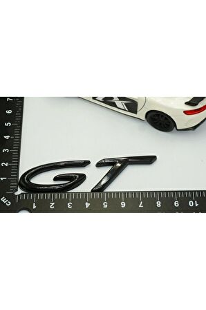 DK Porsche GT Siyah Metal Bagaj Logo Ürün