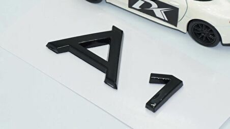 DK Tuning A1 Bagaj Siyah ABS 3M Yazı Logo Arma Audi İle Uyumlu