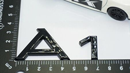 DK Tuning A1 Bagaj Siyah ABS 3M Yazı Logo Arma Audi İle Uyumlu