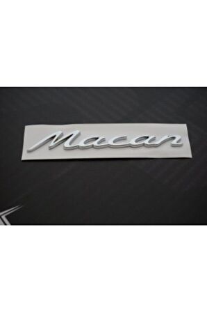 Macan Metal 3m Bagaj Logo Orjinal Ürün