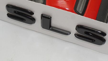 DK Tuning SLS Bagaj Parlak Siyah ABS 3M 3D Yazı Logo Benz İle Uyumlu