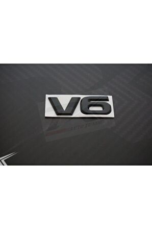 V6 Metal 3m 3d Bagaj Logo Amblem