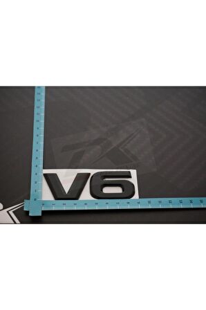 V6 Metal 3m 3d Bagaj Logo Amblem