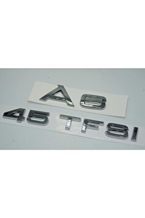 Audi A6 45 Tfsi Krom Abs 3m 3d Bagaj Yazı Logo Orjinal Ürün