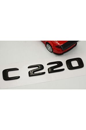 C 220 Bagaj Parlak Siyah Abs 3m 3d Yazı Logo