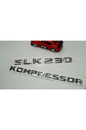 Benz Slk 230 Kompressor Bagaj Krom Metal 3m 3d Yazı Logo