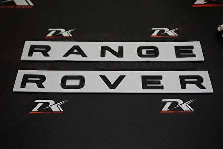 Dk Tuning Land Rover Range Rover Siyah Kaput Ve Bagaj Yazı