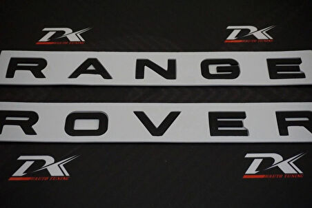 Dk Tuning Land Rover Range Rover Siyah Kaput Ve Bagaj Yazı
