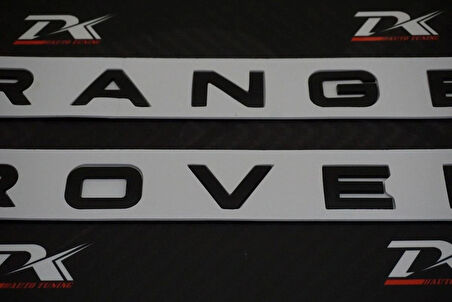 Dk Tuning Land Rover Range Rover Siyah Kaput Ve Bagaj Yazı