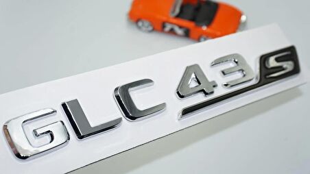 DK Tuning GLC 43S Bagaj Siyah Krom ABS Yazı Logo Benz İle Uyumlu