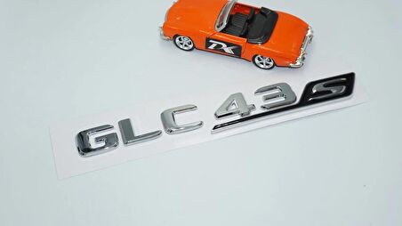 DK Tuning GLC 43S Bagaj Siyah Krom ABS Yazı Logo Benz İle Uyumlu